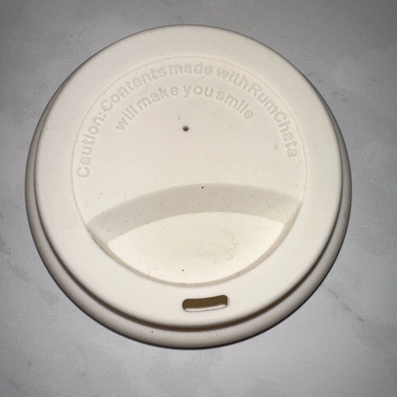 Rum Chata Horchata Con Ron‎ Mug Cup Ceramic + Silicone Lid Coffee 12 Oz - Picture 2 of 4